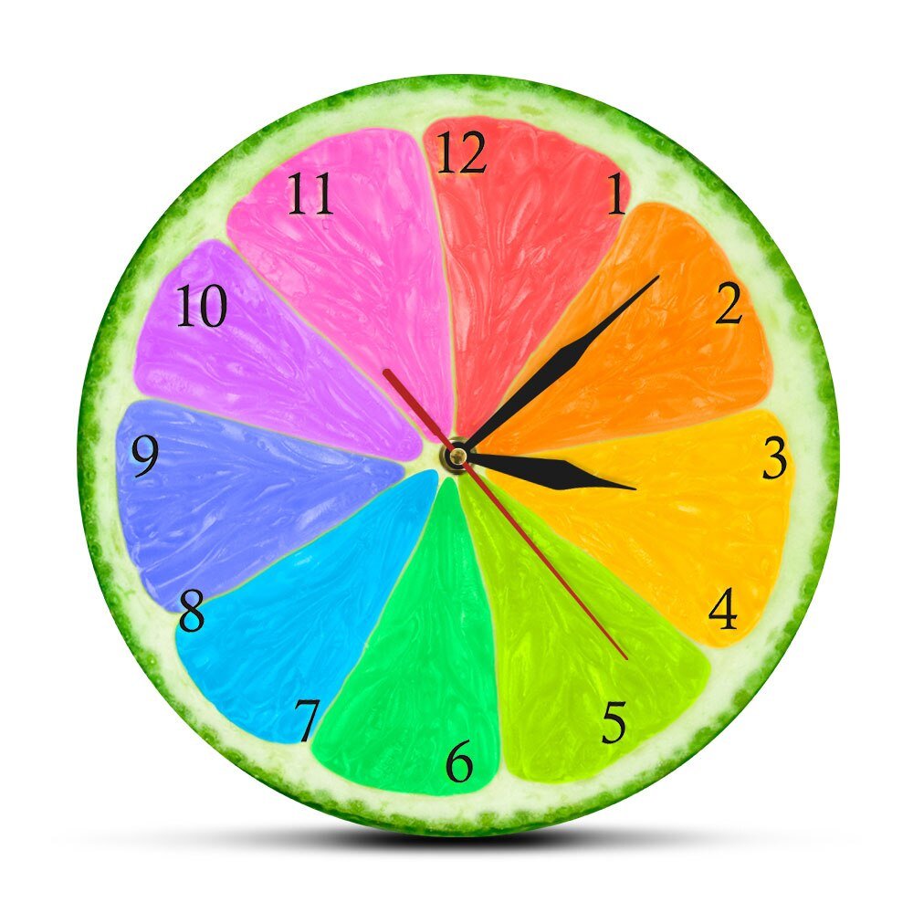 Creative Citrus Rainbow Wall Watch - Casatrail.com