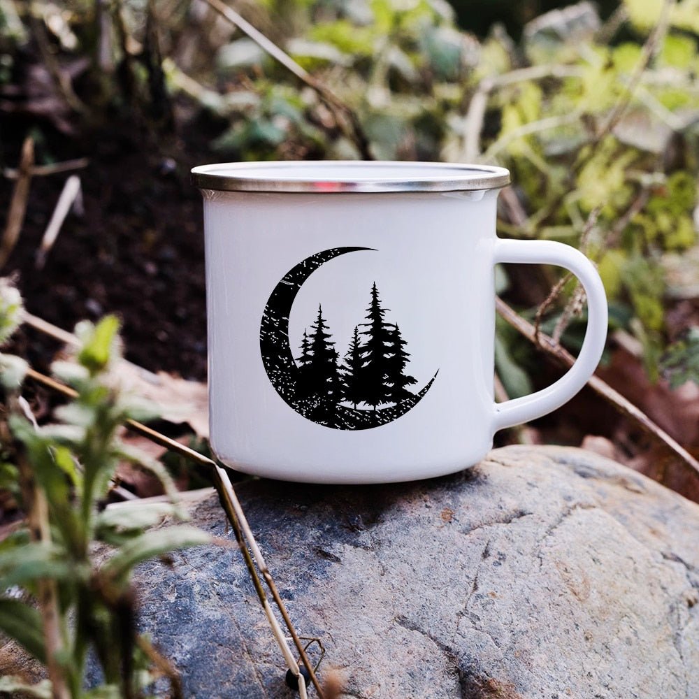 Creative Enamel Coffee Mugs for Outdoor Travel - Casatrail.com