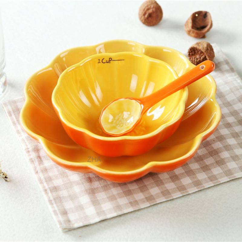 Creative Fruit Bowl Cute Tableware Hand Painted Ceramic Bowl - Casatrail.com