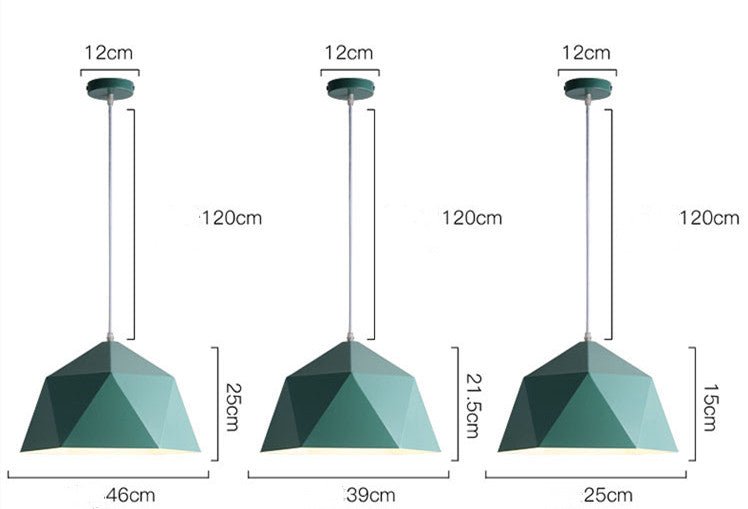 Creative Geometric Small Hanging Lamps - Casatrail.com