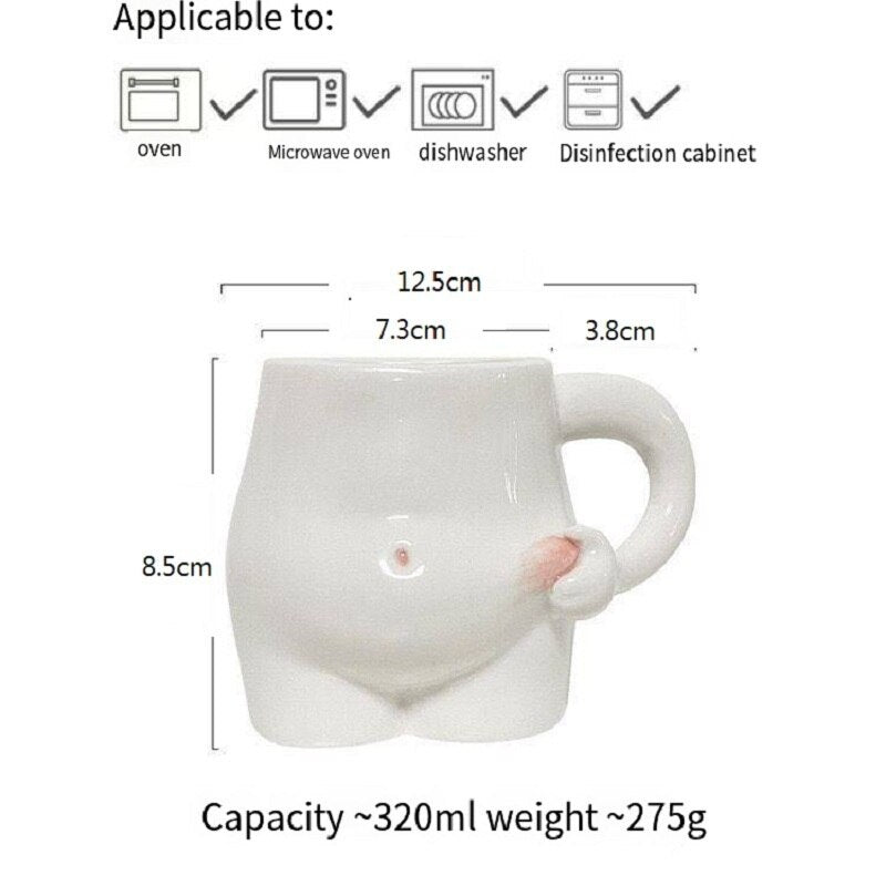 Creative Girl Milk Coffee Mug 320ml - Casatrail.com