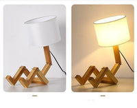 Thumbnail for Creative LED Reading Lamp in Robot Shape - Casatrail.com
