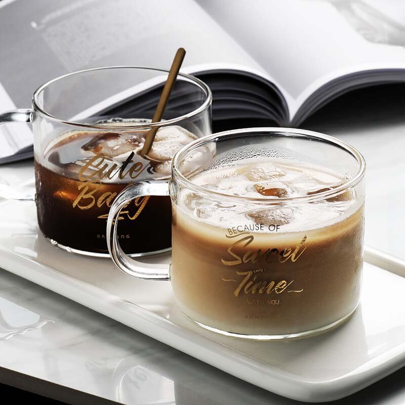 Creative Letter Glass Mug - Casatrail.com