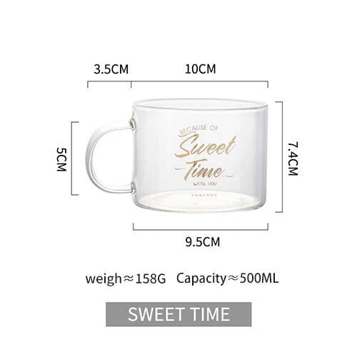 Creative Letter Glass Mug - Casatrail.com