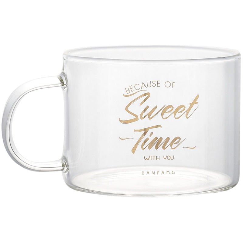 Creative Letter Glass Mug - Casatrail.com