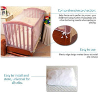 Thumbnail for Crib Cot Flies Net For Infant - Casatrail.com