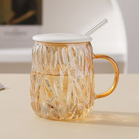 Thumbnail for Crown Lid Mug Set - Heatproof Glass for Home Office - Casatrail.com