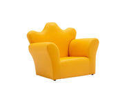 Thumbnail for Crown Shaped Kids Plush Chair with Ottoman - Casatrail.com