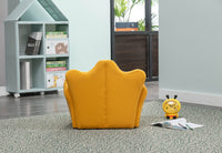 Thumbnail for Crown Shaped Kids Plush Chair with Ottoman - Casatrail.com