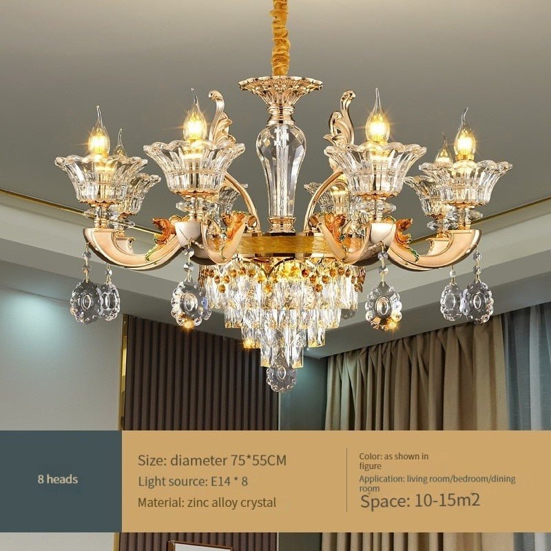 Crystal Chandelier for Living and Dining Room - Casatrail.com