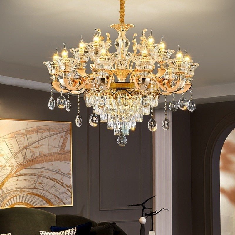 Crystal Chandelier for Living and Dining Room - Casatrail.com