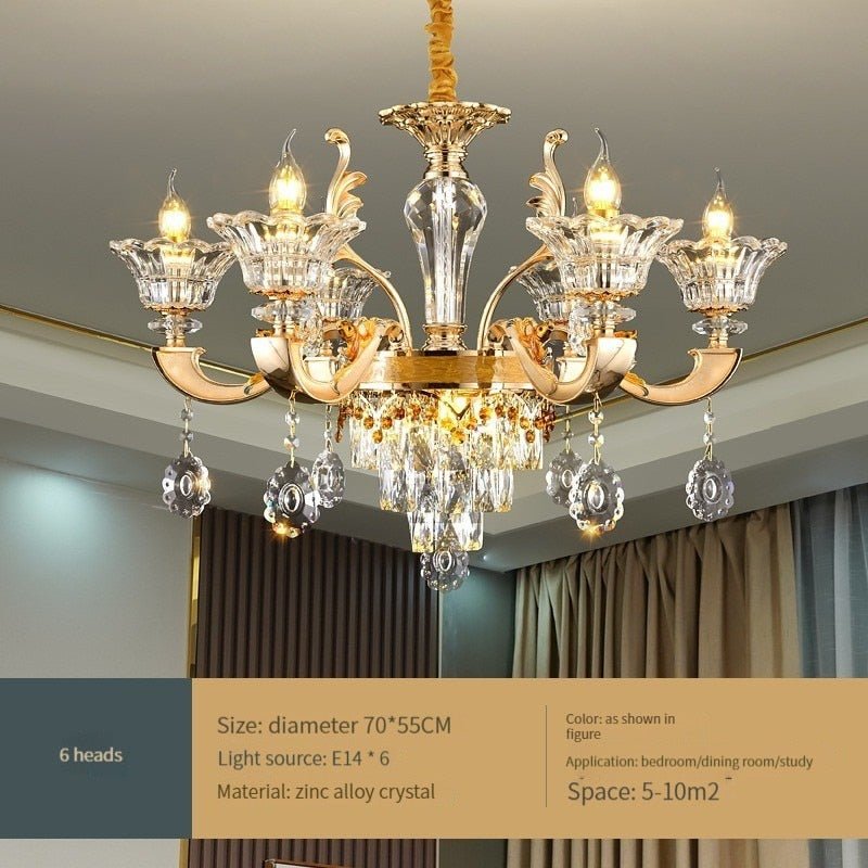 Crystal Chandelier for Living and Dining Room - Casatrail.com