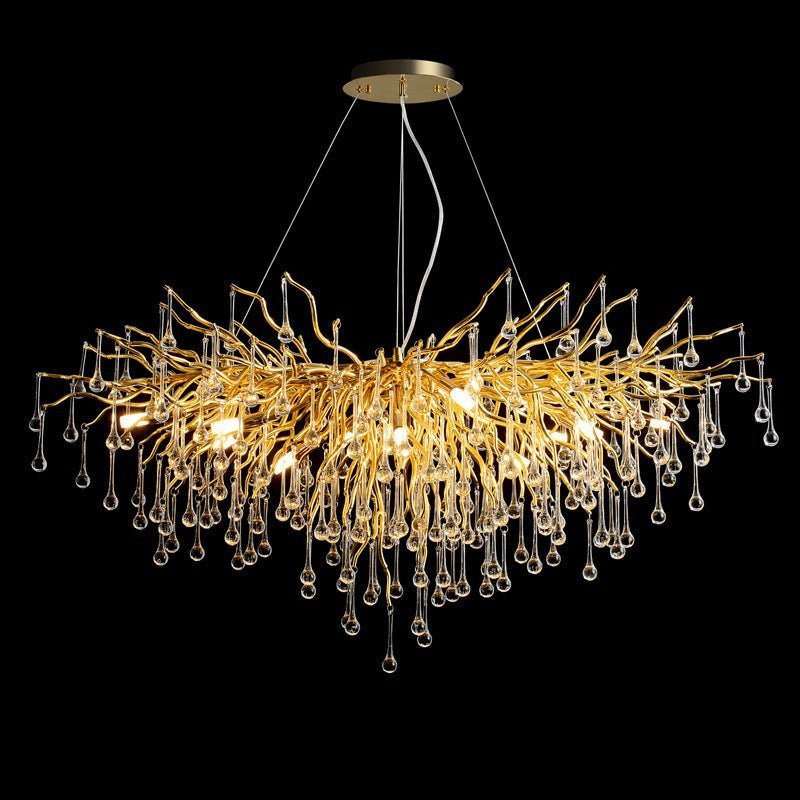 Crystal LED Chandelier Lamp with Modern Design - Casatrail.com