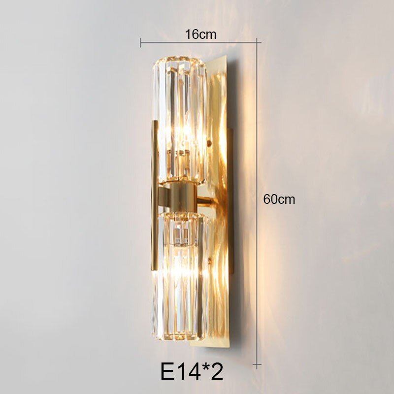 Crystal LED Wall Lights for TV Background - Casatrail.com