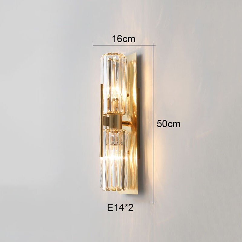 Crystal LED Wall Lights for TV Background - Casatrail.com