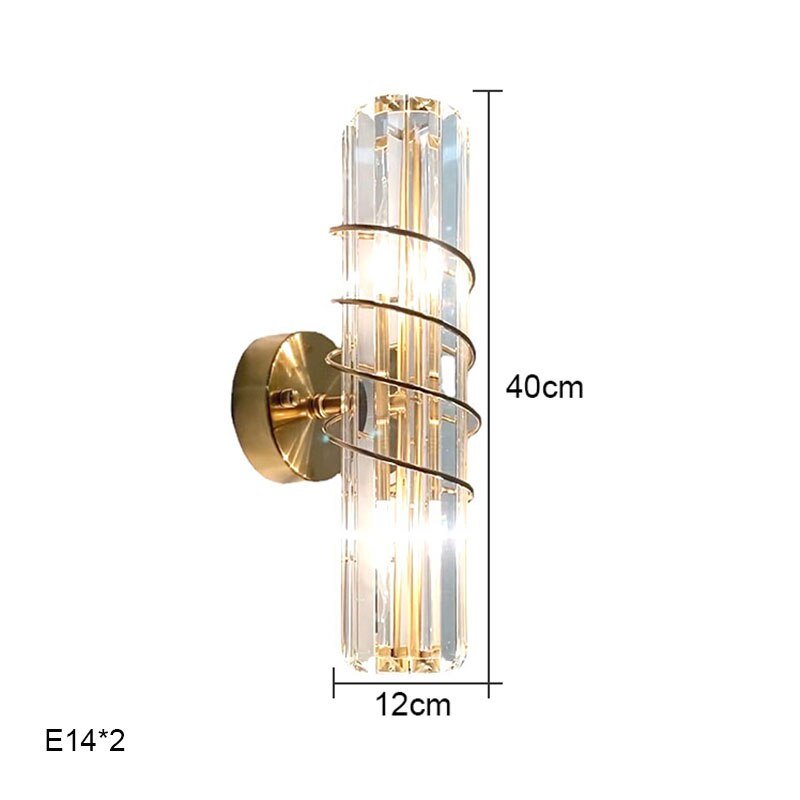 Crystal LED Wall Lights for TV Background - Casatrail.com