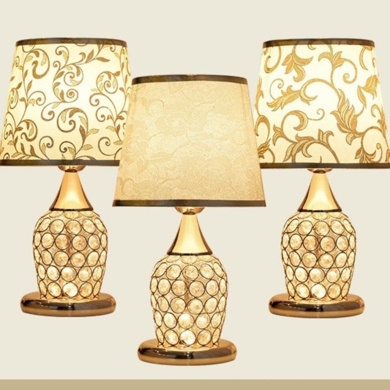 Crystal Table Lamp for Bedroom - Casatrail.com