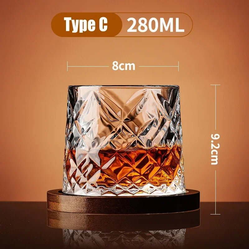 Crystal Tumbler Whiskey Glass - Casatrail.com