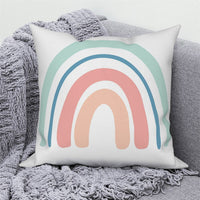 Thumbnail for Customizable Rainbow Printing Cartoon Cushion Cover for Sofa - Casatrail.com