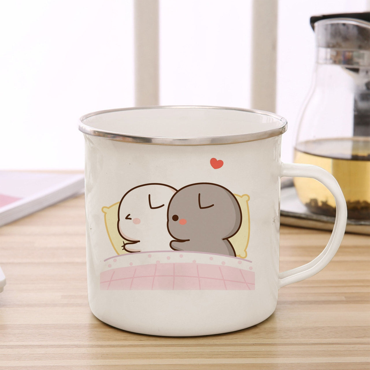 Cute Animal Enamel Cup for Coffee and Tea 360ml - Casatrail.com