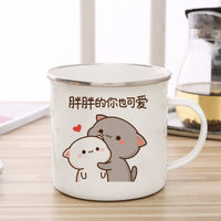 Thumbnail for Cute Animal Enamel Cup for Coffee and Tea 360ml - Casatrail.com