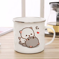 Thumbnail for Cute Animal Enamel Cup for Coffee and Tea 360ml - Casatrail.com