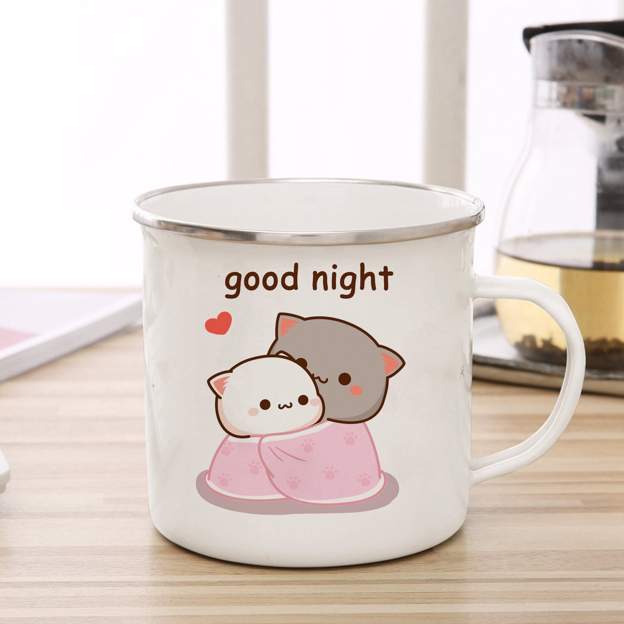 Cute Animal Enamel Cup for Coffee and Tea 360ml - Casatrail.com