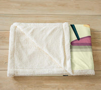 Thumbnail for Cute Avocado Sherpa Blanket for Kids - Casatrail.com