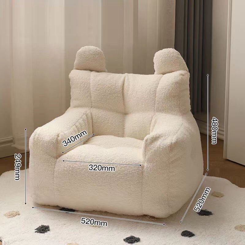 Cute Berber Fleece Bean Bag Sofa - Casatrail.com