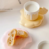 Thumbnail for Cute Biscuit Design Coffee Cup with Saucer Set - Casatrail.com