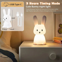 Thumbnail for Cute Bunny Night Light - Casatrail.com