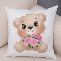 Thumbnail for Cute Cartoon Animal Pillowcase - Decorative Cushion Cover - Casatrail.com