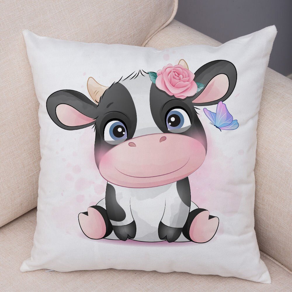 Cute Cartoon Animal Pillowcase - Decorative Cushion Cover - Casatrail.com