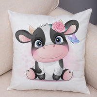 Thumbnail for Cute Cartoon Animal Pillowcase - Decorative Cushion Cover - Casatrail.com