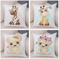 Thumbnail for Cute Cartoon Animal Pillowcase - Decorative Cushion Cover - Casatrail.com