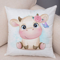 Thumbnail for Cute Cartoon Animal Pillowcase - Decorative Cushion Cover - Casatrail.com