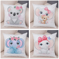 Thumbnail for Cute Cartoon Animal Pillowcase - Decorative Cushion Cover - Casatrail.com