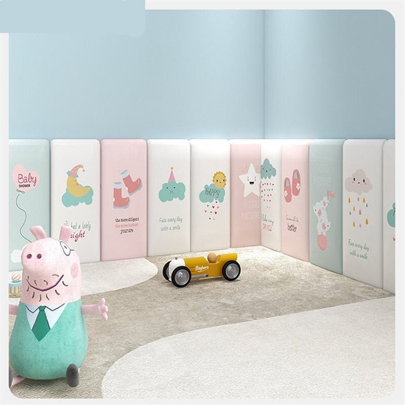 Cute Cartoon Baby Bed Headboard Wall Sticker - Casatrail.com