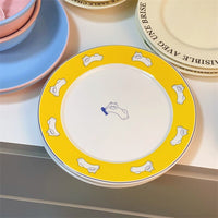 Thumbnail for Cute Cartoon Ceramic Plate - Casatrail.com