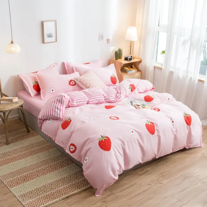 Cute Cartoon Print Duvet Cover - Casatrail.com