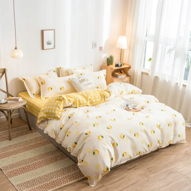 Cute Cartoon Print Duvet Cover - Casatrail.com