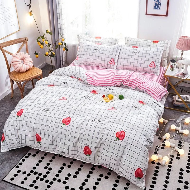 Cute Cartoon Print Duvet Cover - Casatrail.com