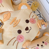 Thumbnail for Cute Cartoon Tiger Applique Bedding Set - Casatrail.com