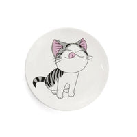 Thumbnail for Cute Cat Cartoon Dessert Plate - Casatrail.com