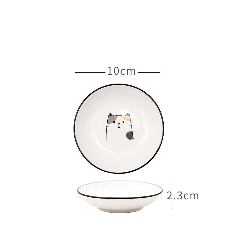 Cute Cat Ceramic Seasoning Dish - Casatrail.com