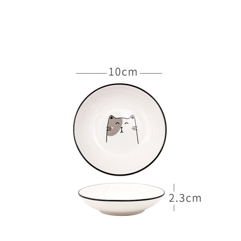 Cute Cat Ceramic Seasoning Dish - Casatrail.com