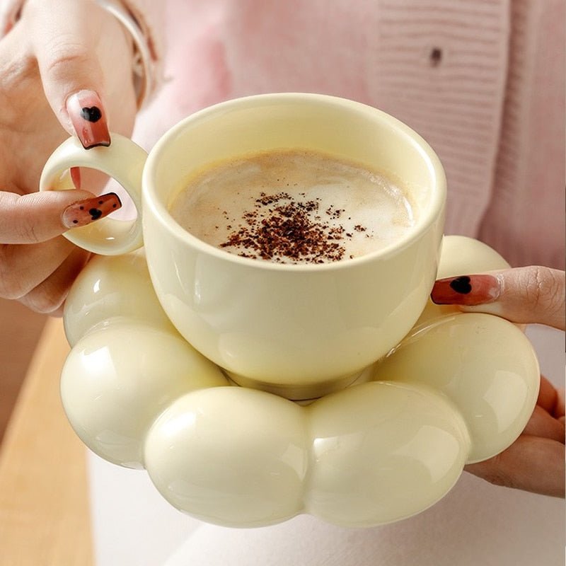 Cute Cloud Ceramic Mug Set 200ml - Casatrail.com