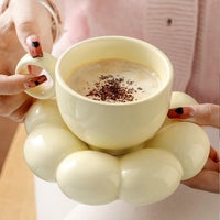 Thumbnail for Cute Cloud Ceramic Mug Set 200ml - Casatrail.com