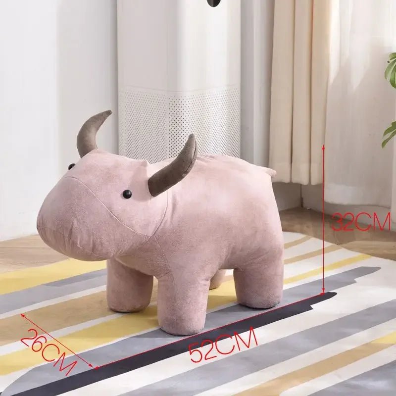 Cute Elephant Chair with Kids Stool - Casatrail.com