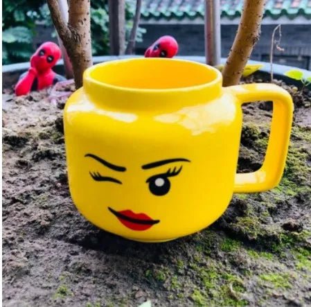 Cute Smiling Face Cartoon Coffee Mugs - Casatrail.com